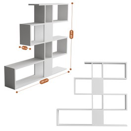 Hanah Home Karlin - Estantería Blanca